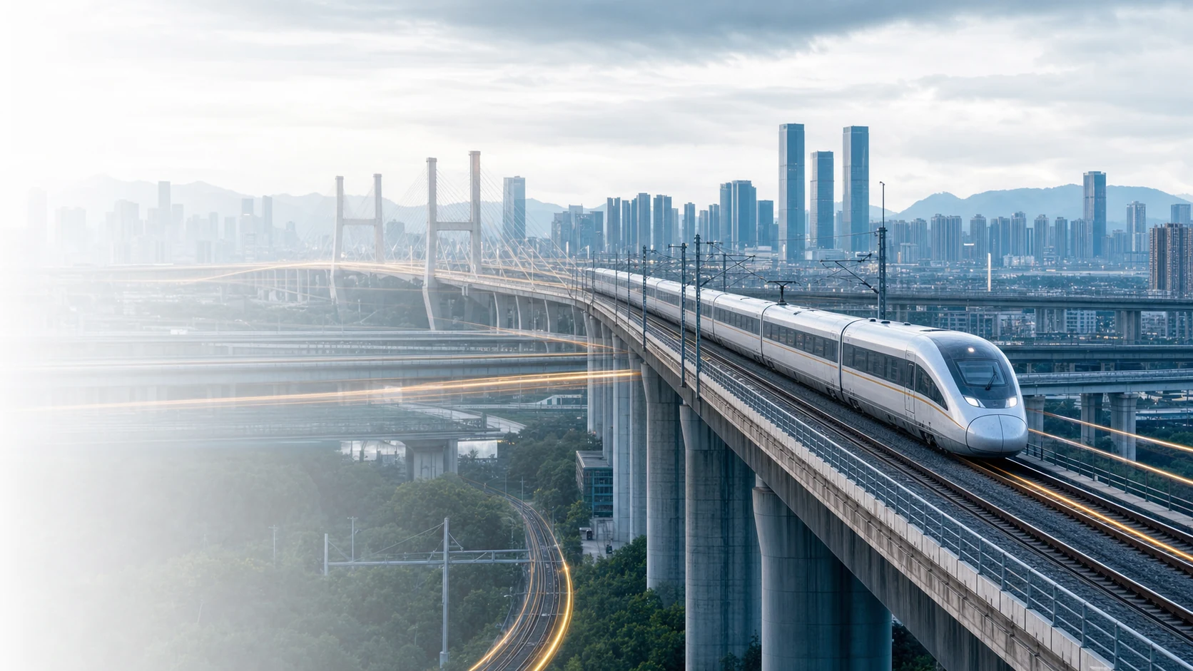 高铁与城市基础设施项目场景